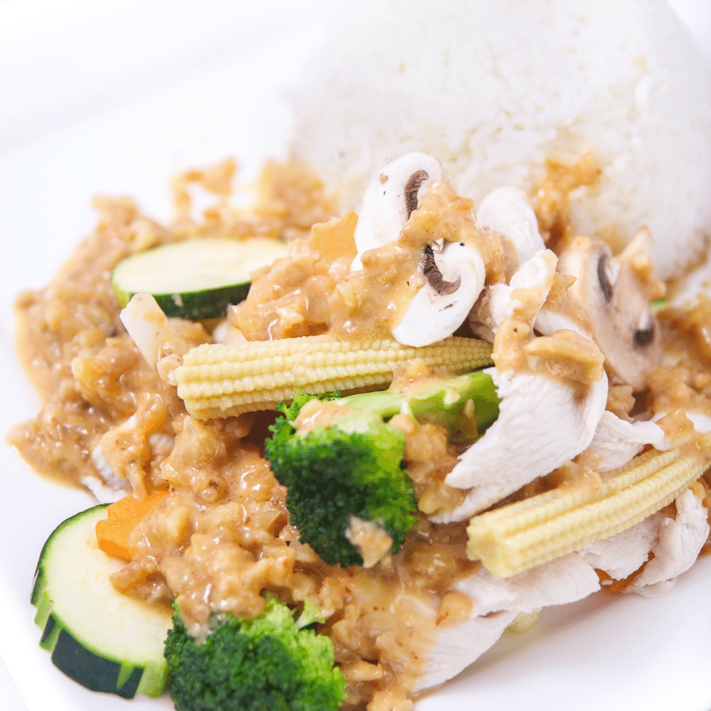 Peanut Sauce fried rice