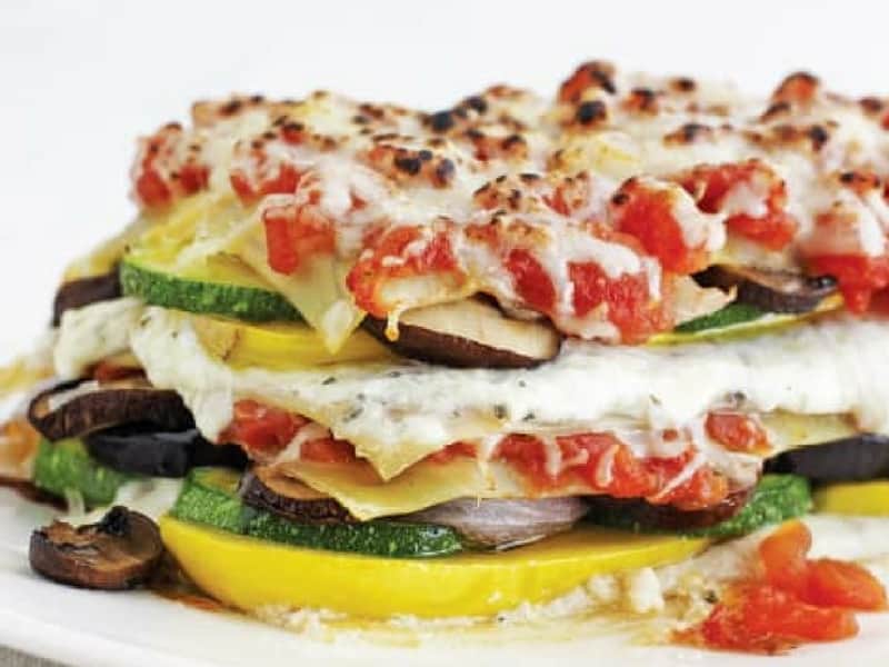 summer squash lasagna