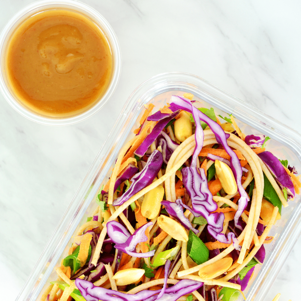 Vegan Thai Noodle Salad with Peanut Sauce