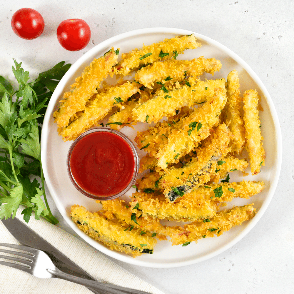 Baked Parmesan Zucchini Sticks