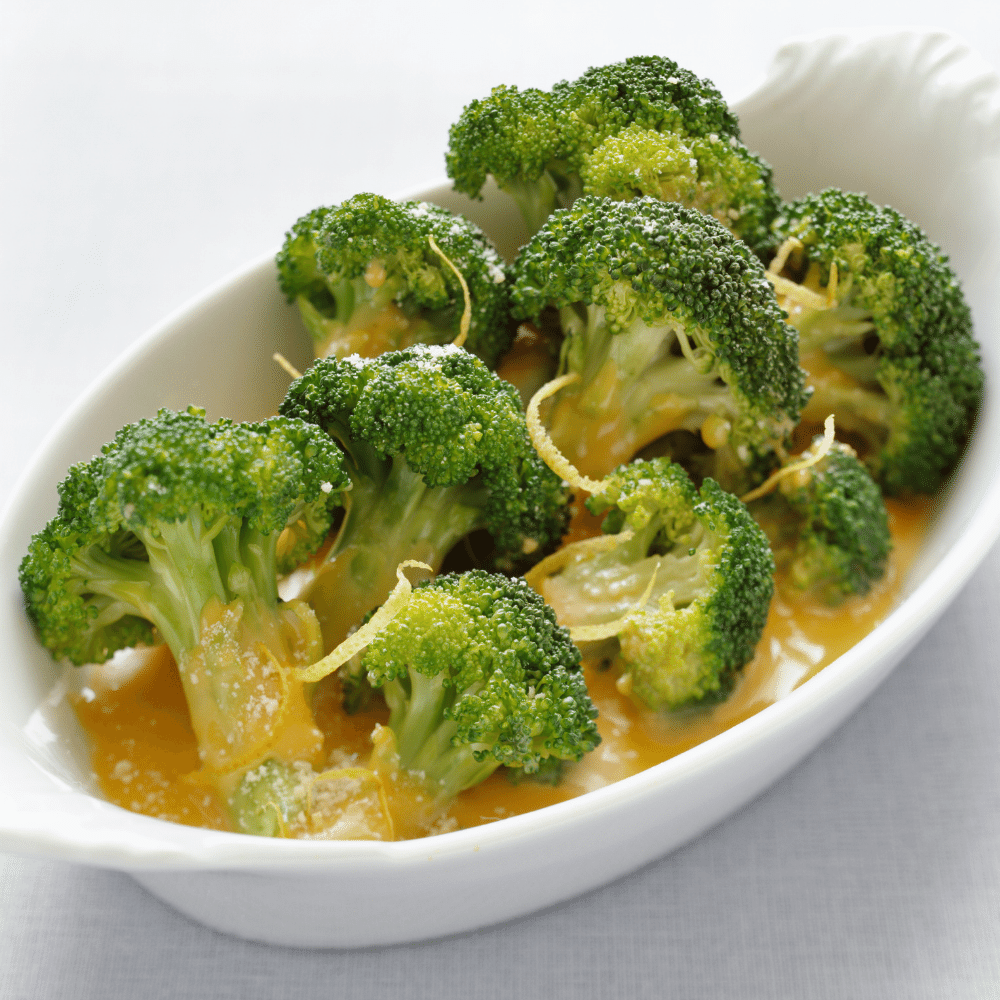 Broccoli with Cheese Sauce