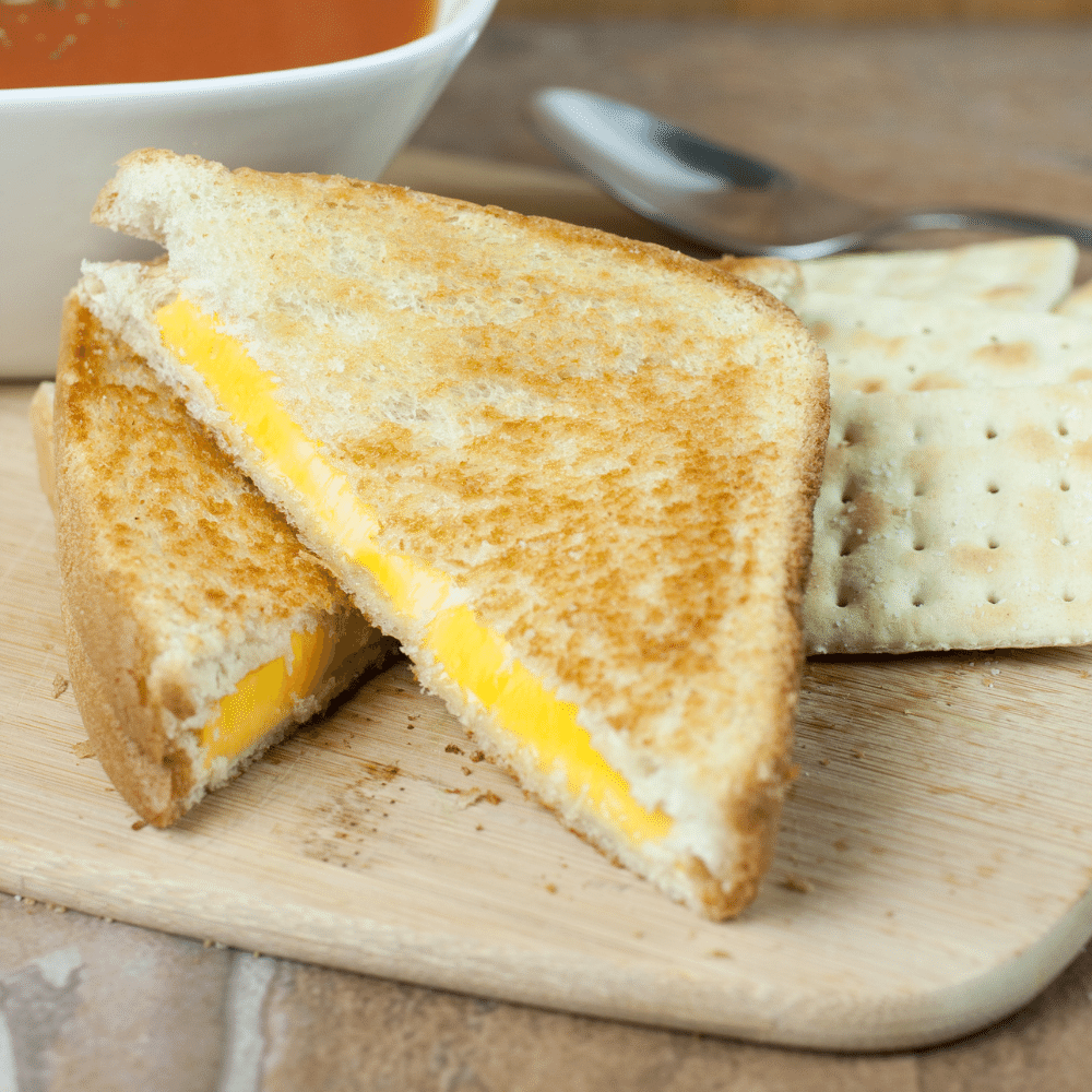 Grilled cheese sandwiches