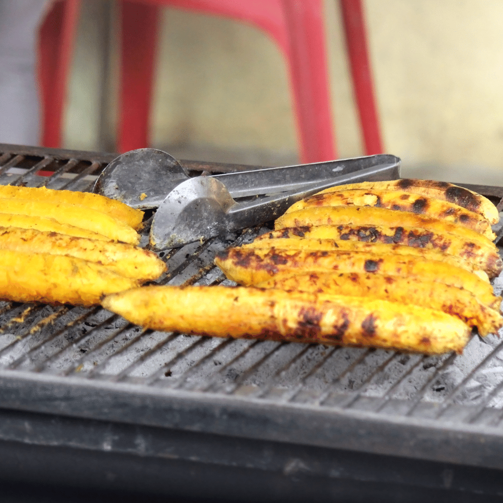 Grilled plantains