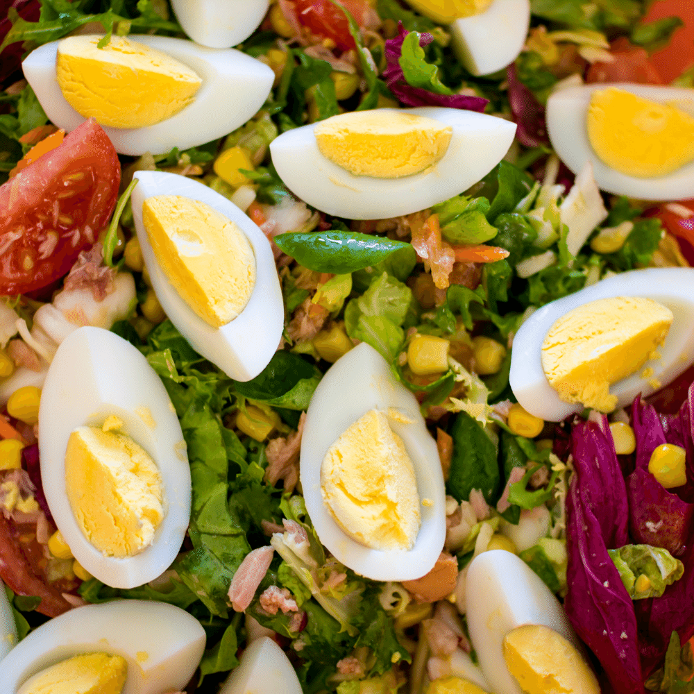 Kale and eggs