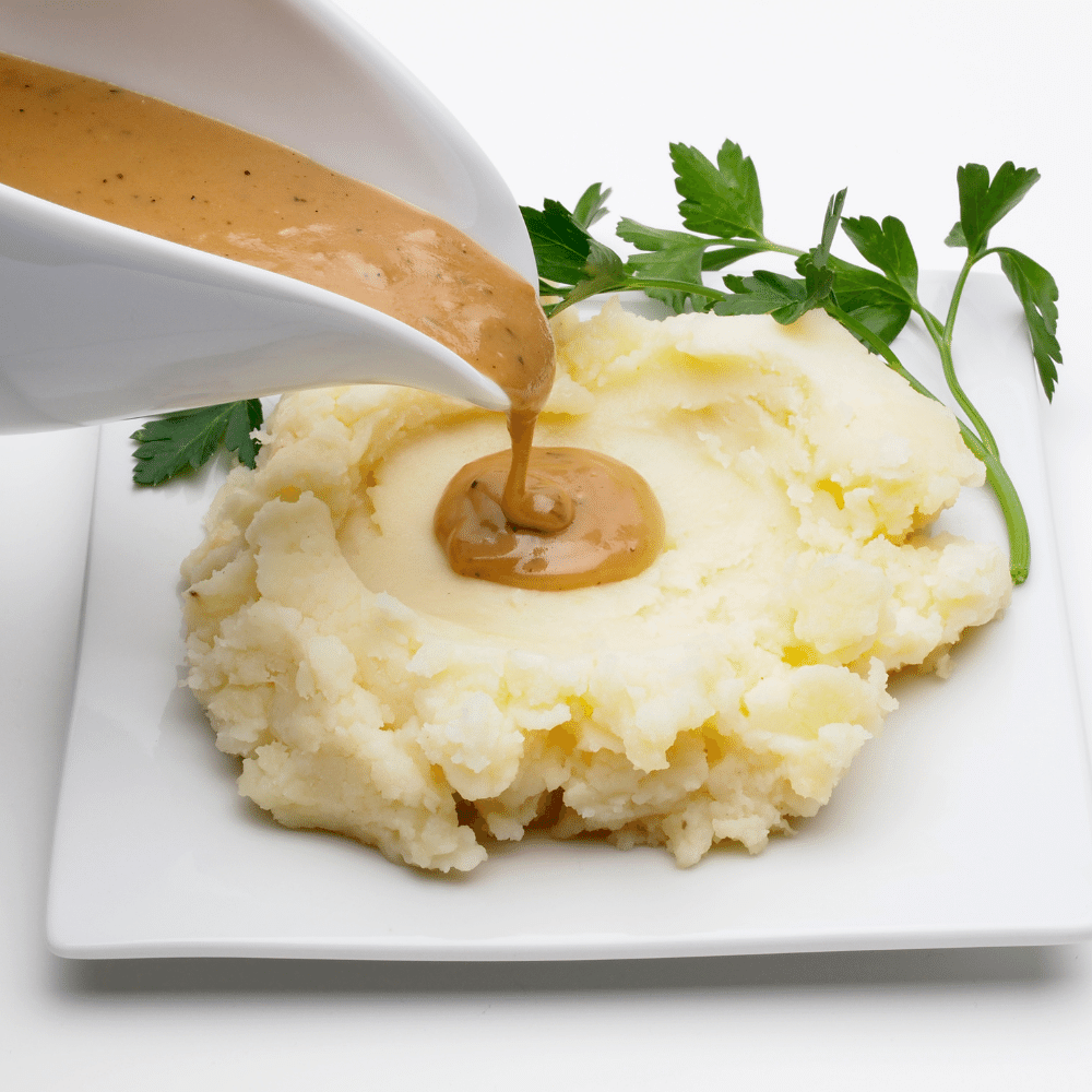 Mashed Potatoes with Gravy