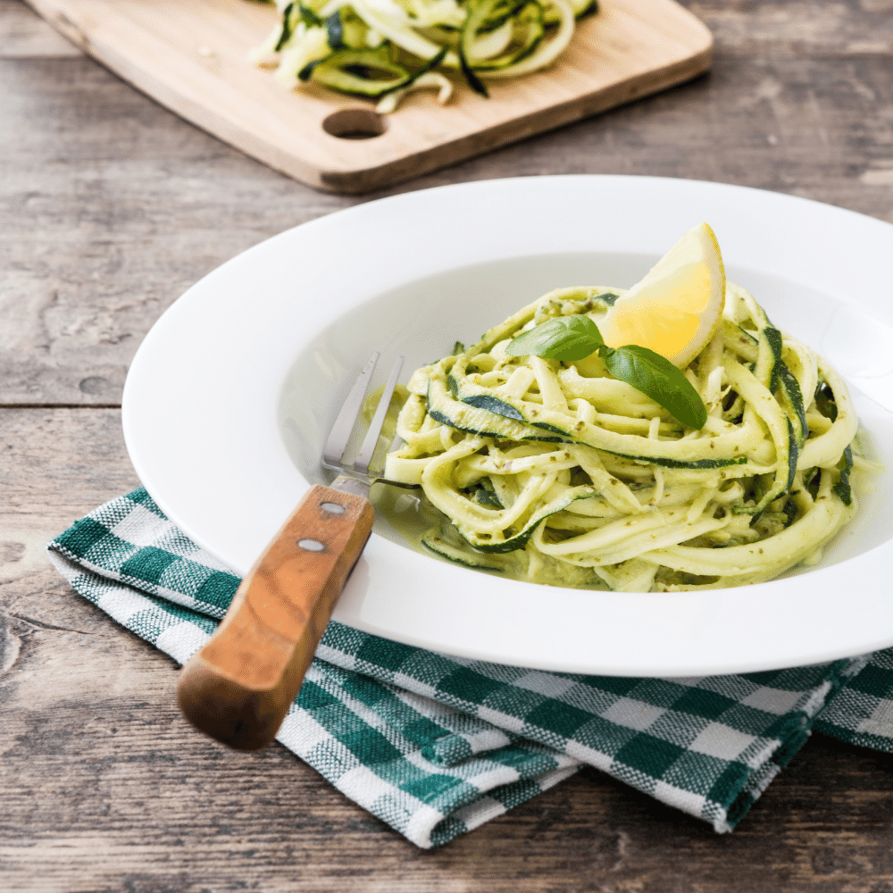 Pesto Zucchini Noodles