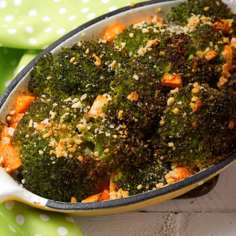 Roasted Broccoli with Parmesan Cheese