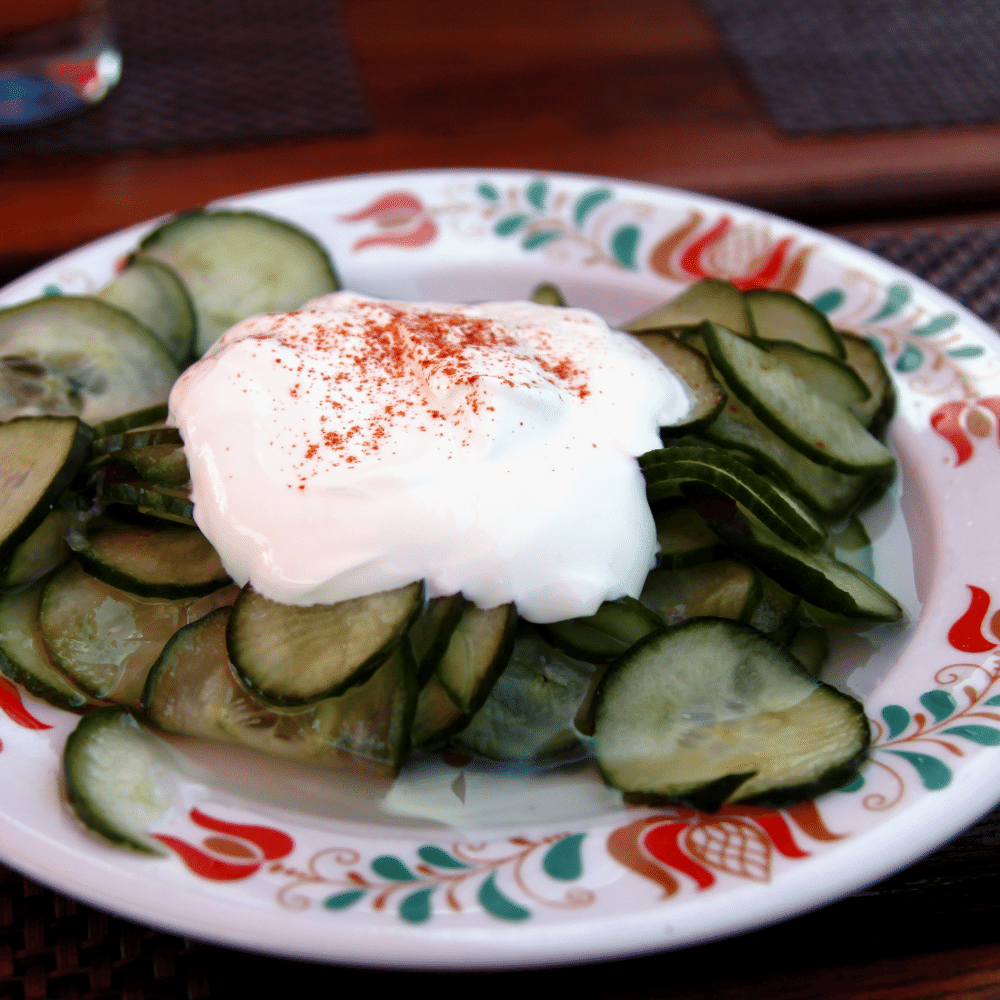 Sweet and Sour Cucumber Salad