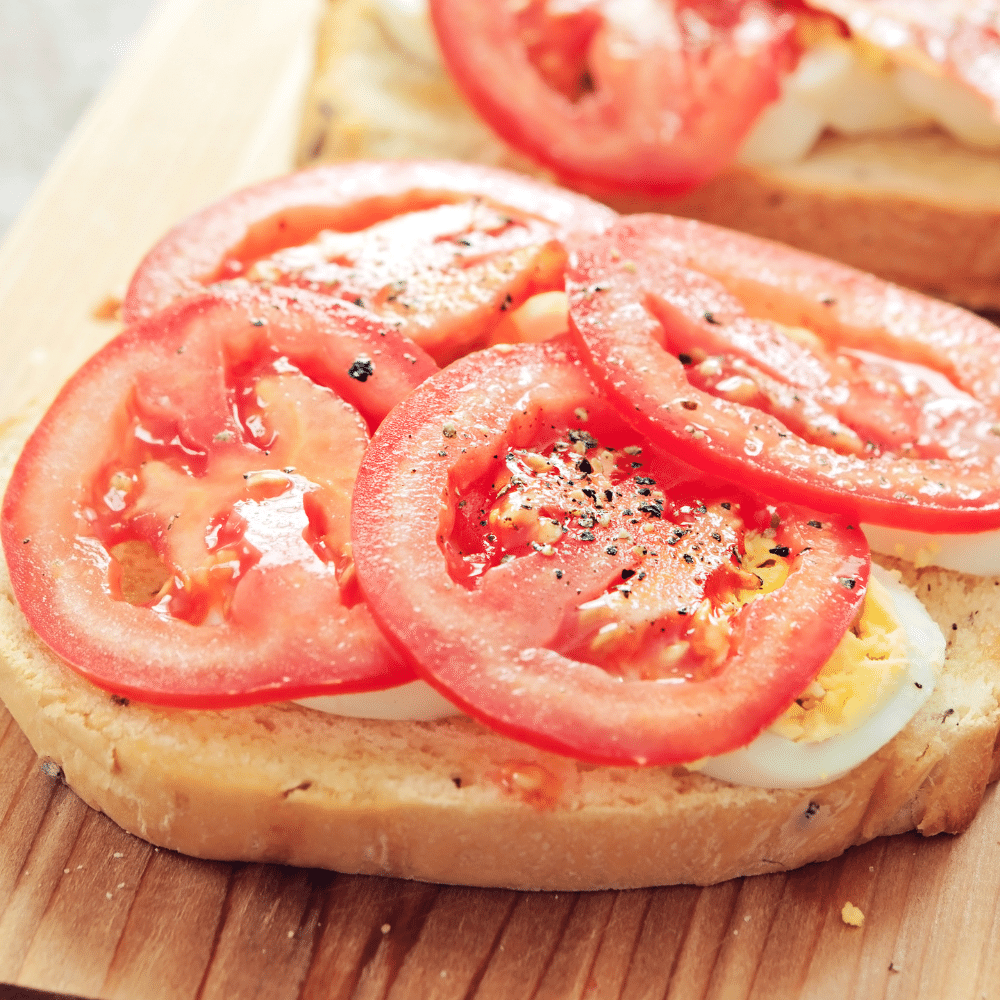 Tomatoes and eggs