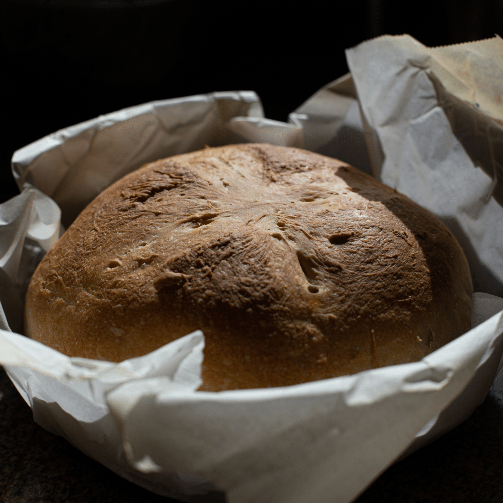 Warm Sourdough Bread