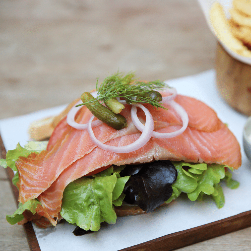 What Goes Well with Smoked Salmon in A Sandwich