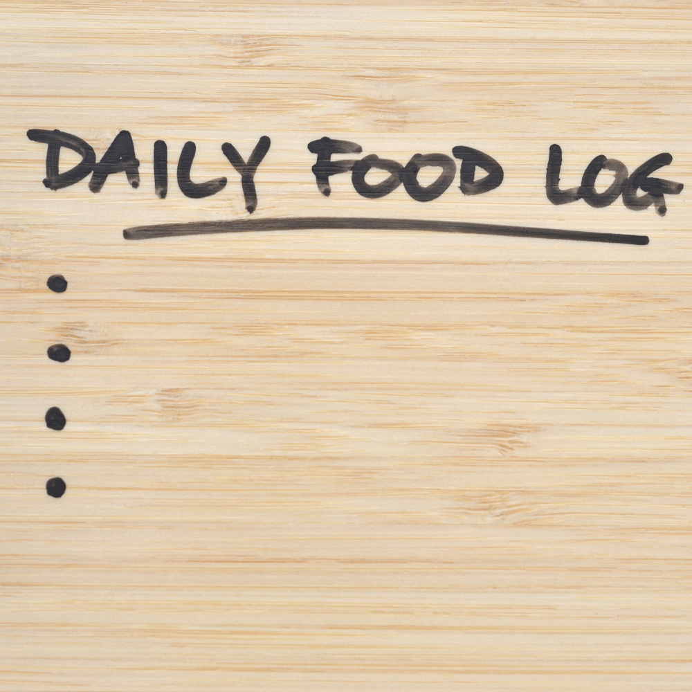 You're Not Filling Out The Food Log