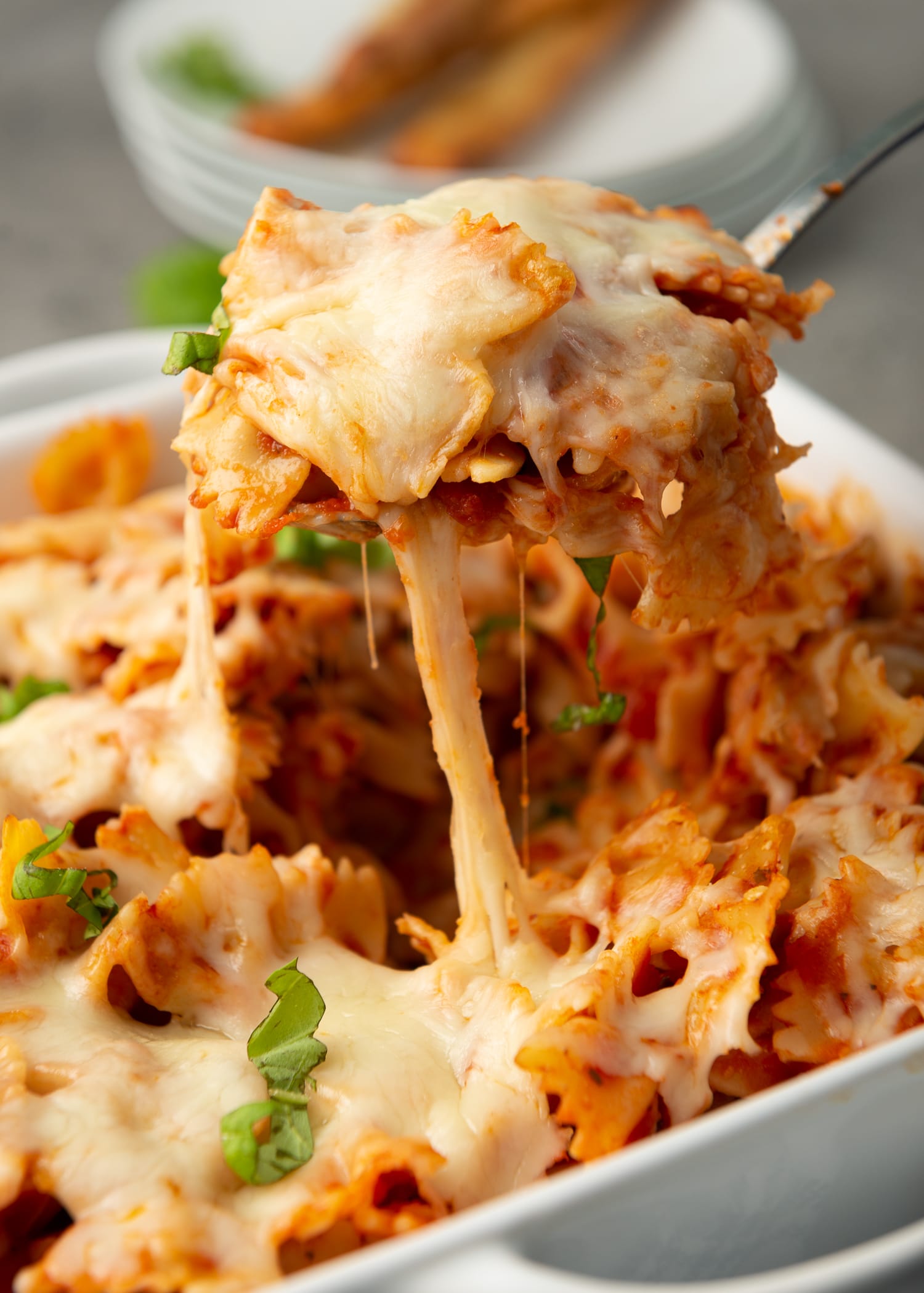 4 Ingredient Chicken Pasta casserole