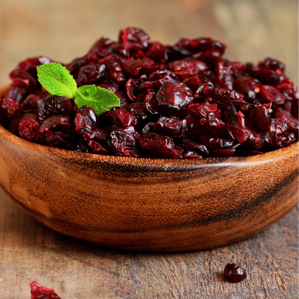 Dried cranberries