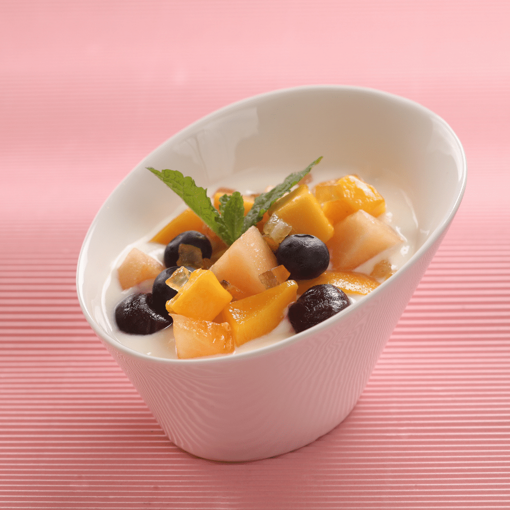 Fruit Salad with Yogurt Dressing
