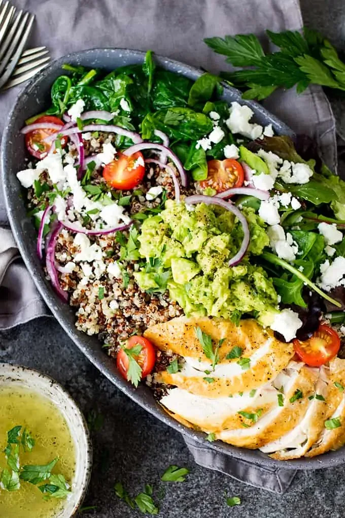 Roast Chicken + Quinoa Salad