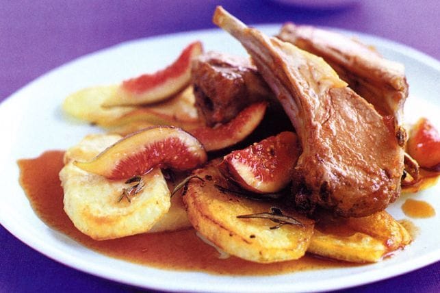 Rack of Lamb with Fig Sauce