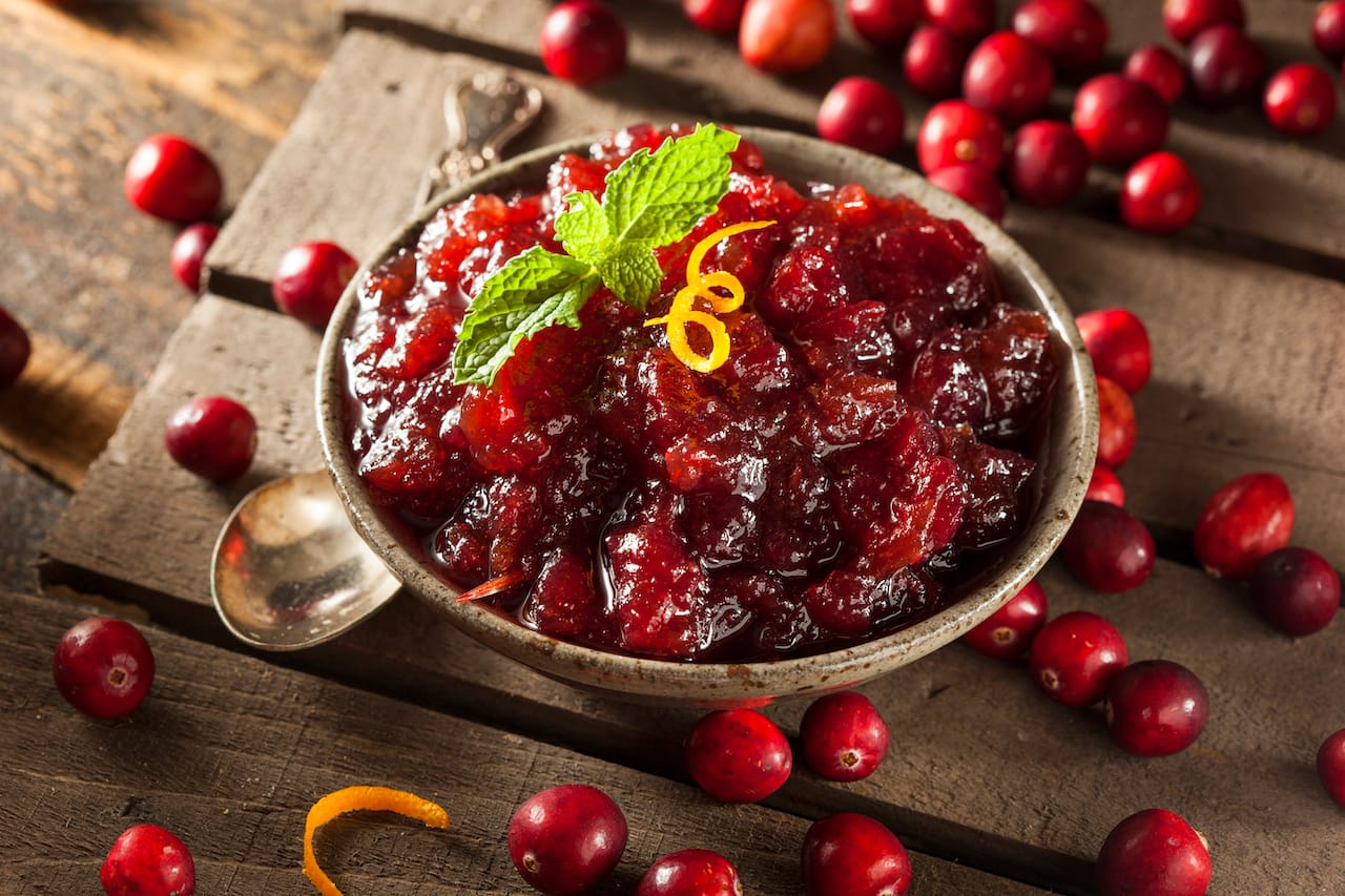 Spiced berry sauce