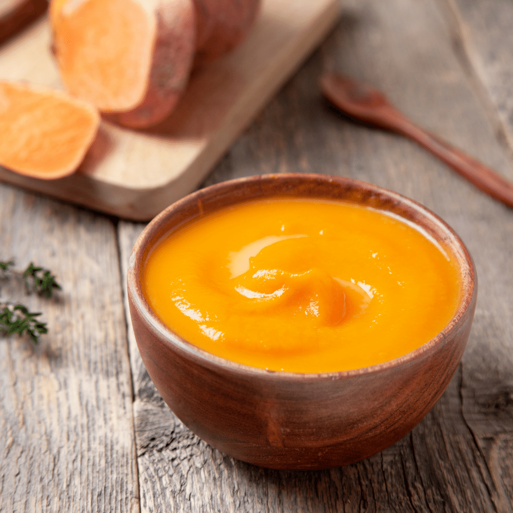 Sweet potato puree