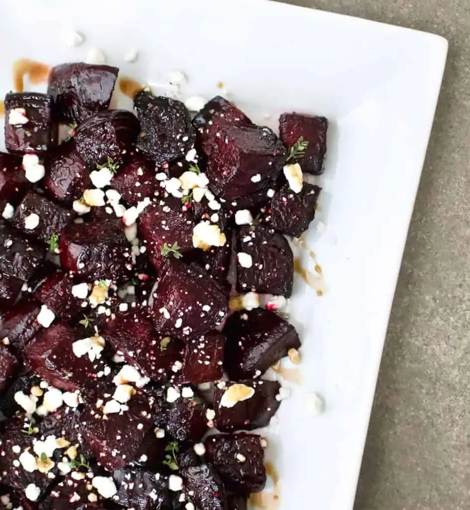 Beet and Goat Cheese Salad with Balsamic Reduction