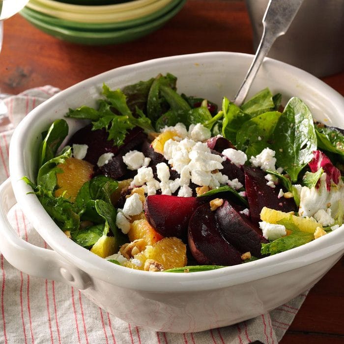 Beetroot Salad with Orange Dressing