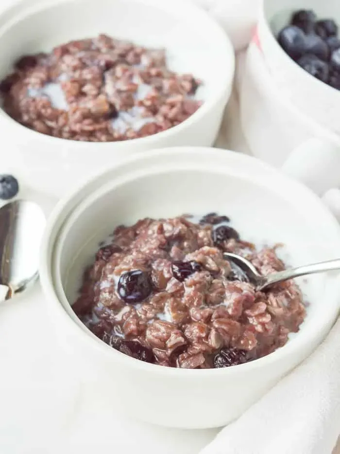 Blueberry Cinnamon Oatmeal