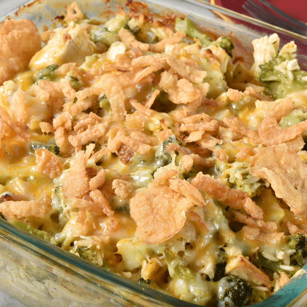 Cheesy Rice and Broccoli Casserole