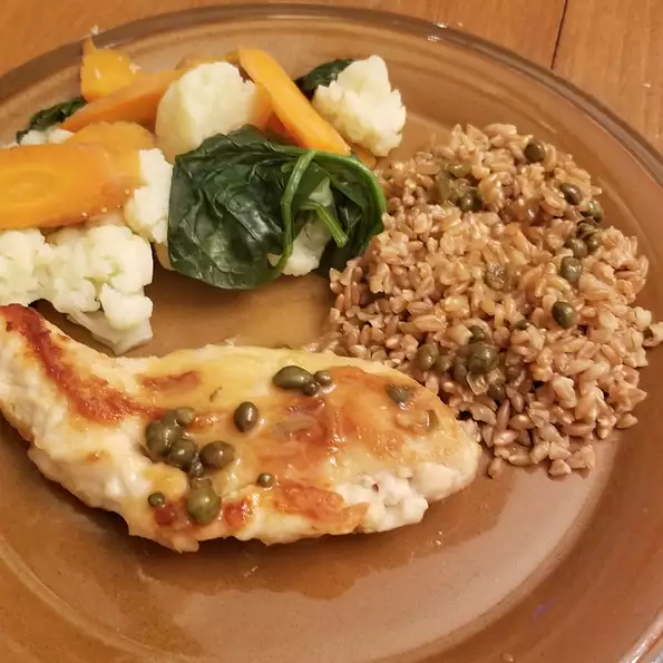 Chicken with Lemon-Caper Butter