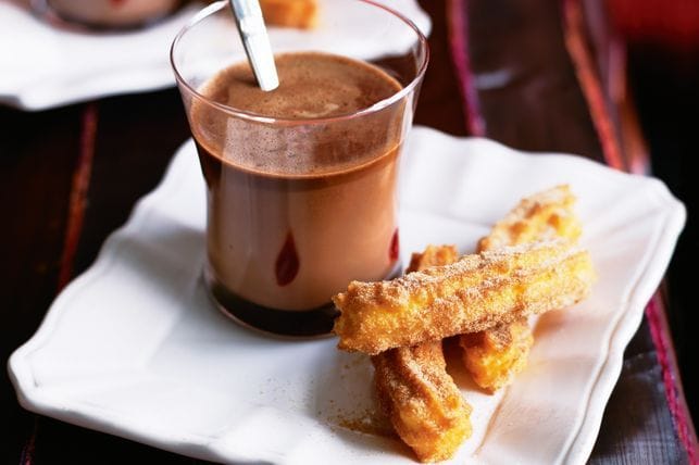 Spicy Churros with hot chilli chocolate