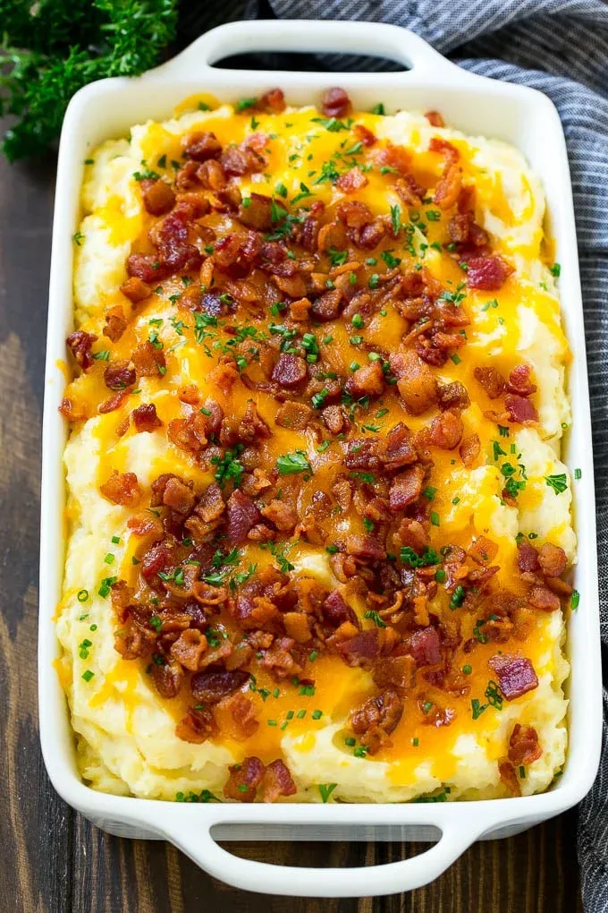 LOADED MASHED POTATO CASSEROLE