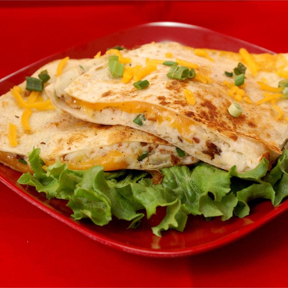 Mashed Potato Quesadilla