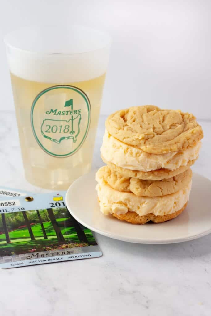 Masters Peach Ice Cream Sandwich