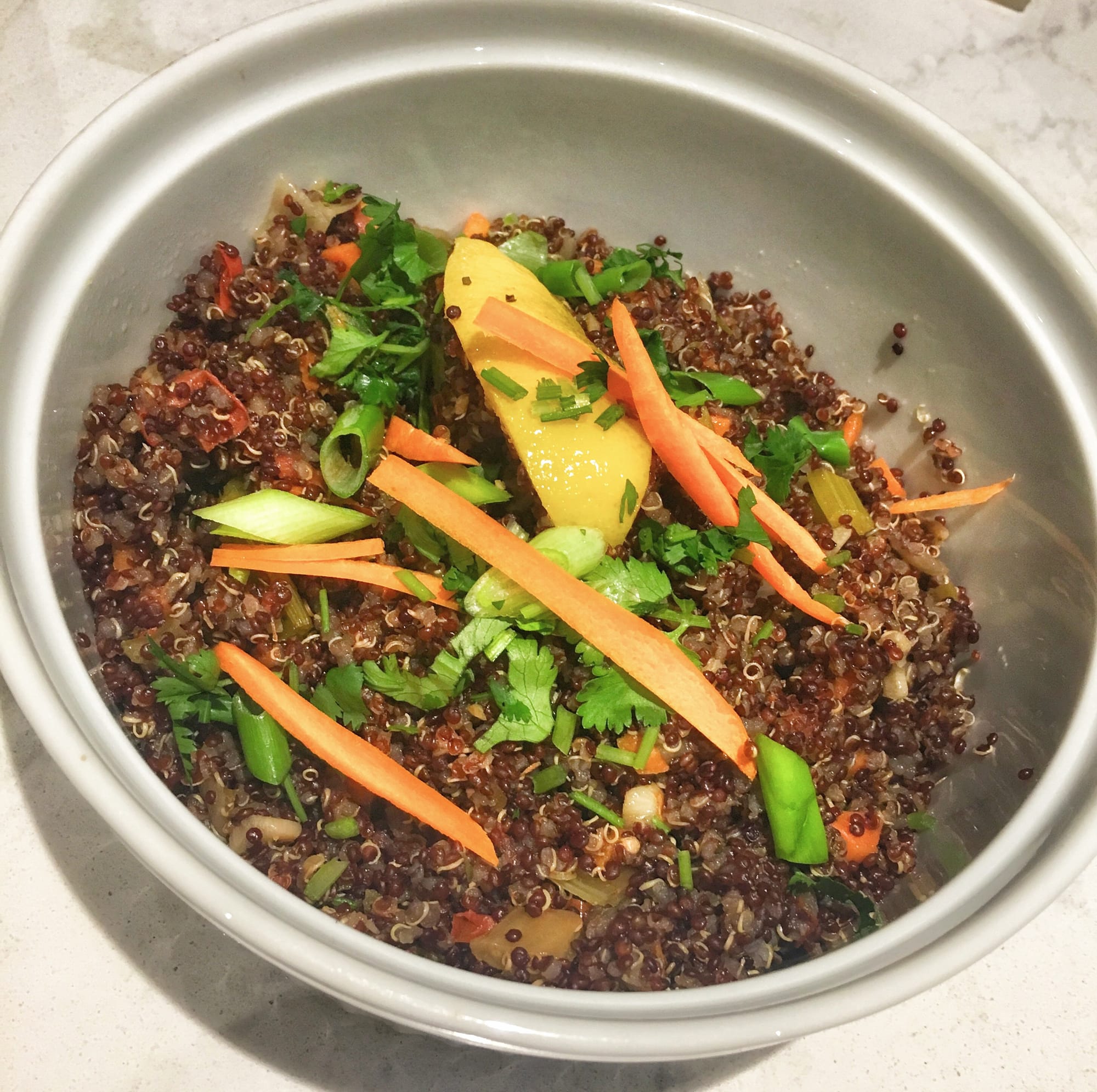 Quinoa Pilaf with Almonds and Raisins