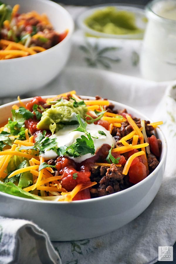 taco rice bowl