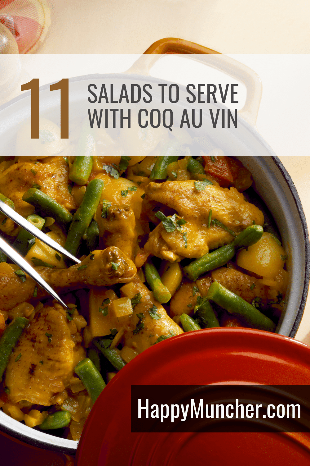 what salad goes with coq au vin