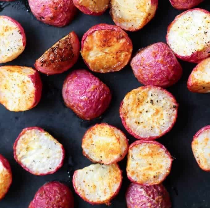 Baked Roasted Radishes