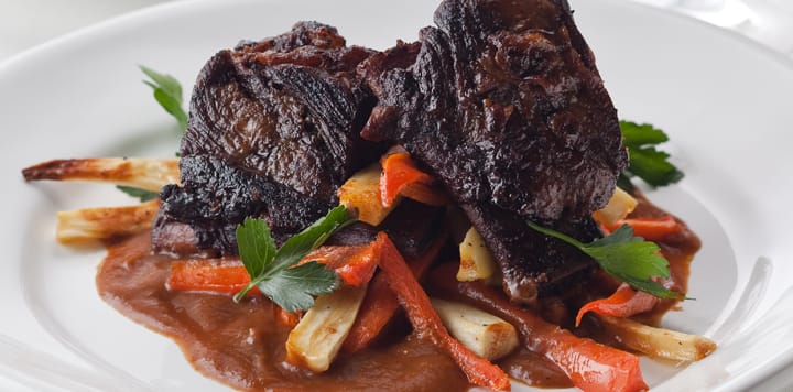 Braised Short Ribs With Carrots and Parsnips