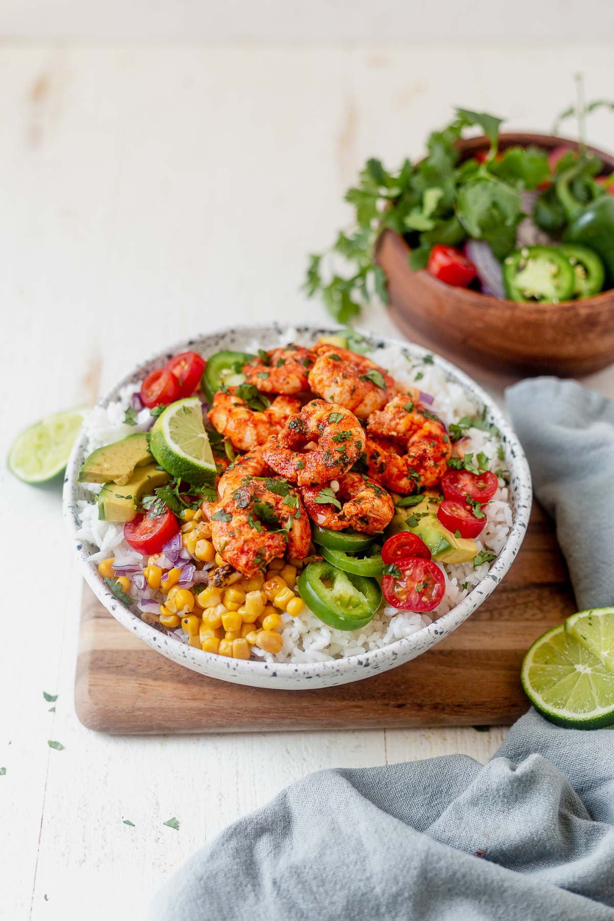 Fiesta Lime Shrimp Bowls