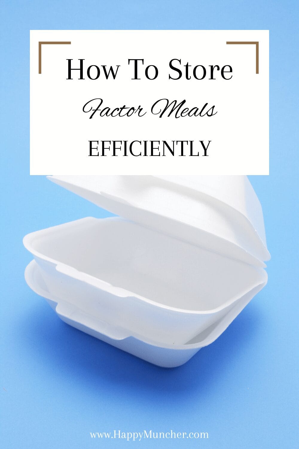 How to Store Factor Meals
