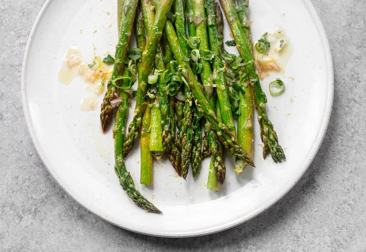 Roasted Asparagus with Lemon Vinaigrette