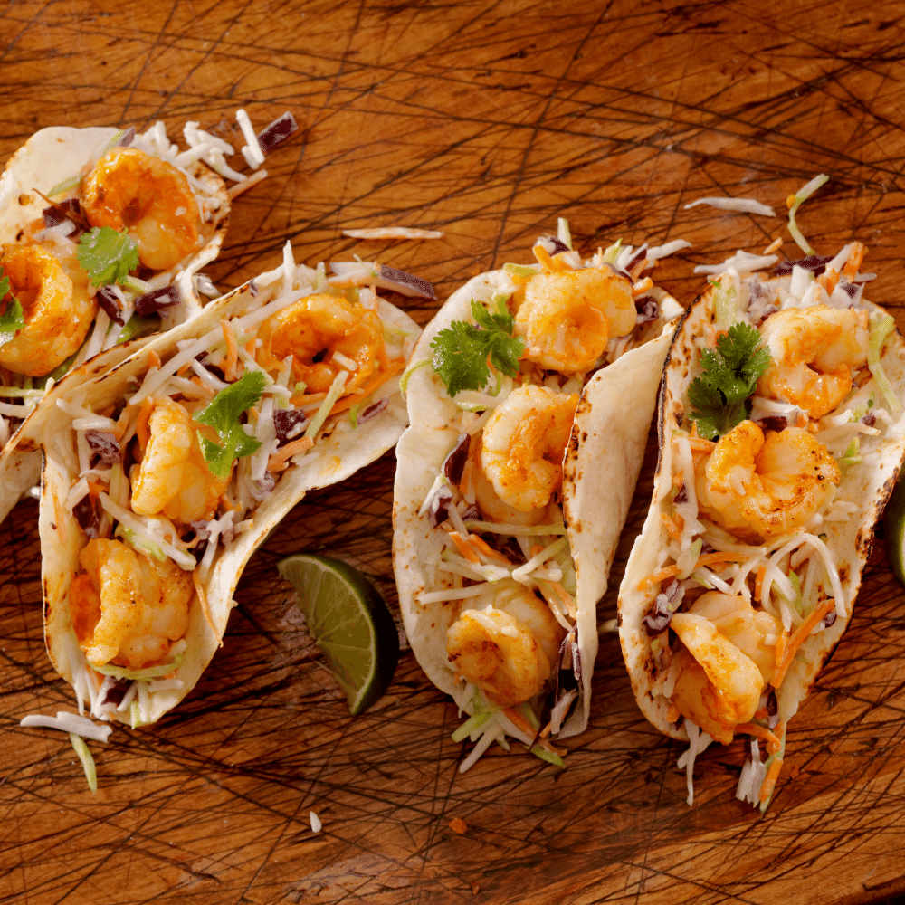 shrimp tacos