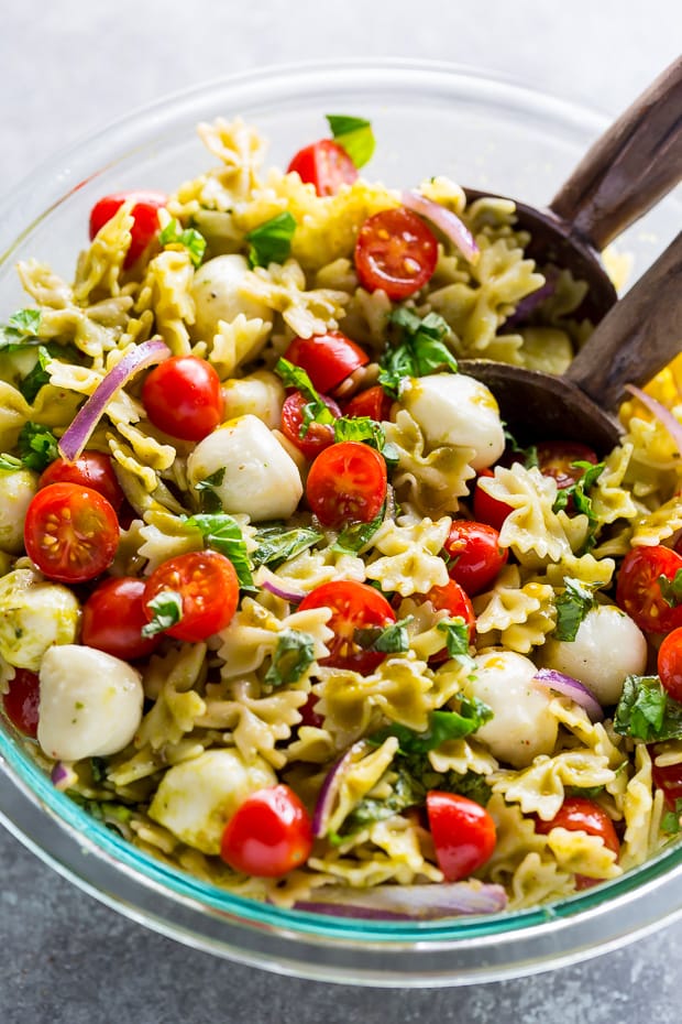 Tomato Basil Pasta Salad