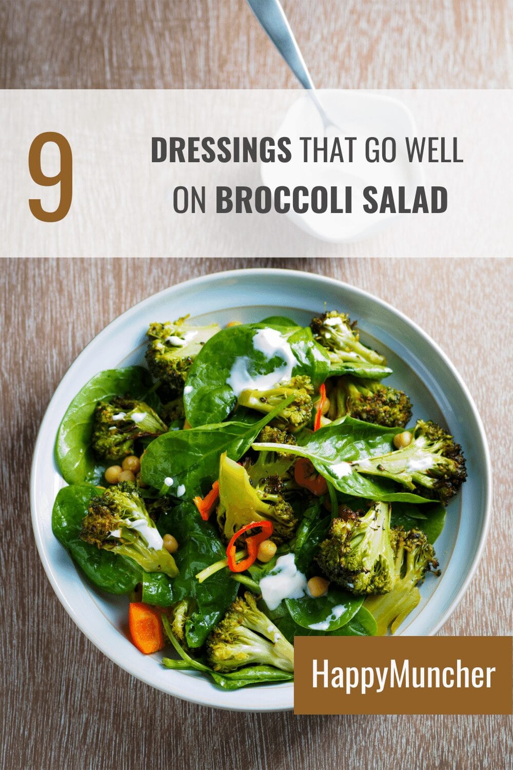 what dressing goes on broccoli salad