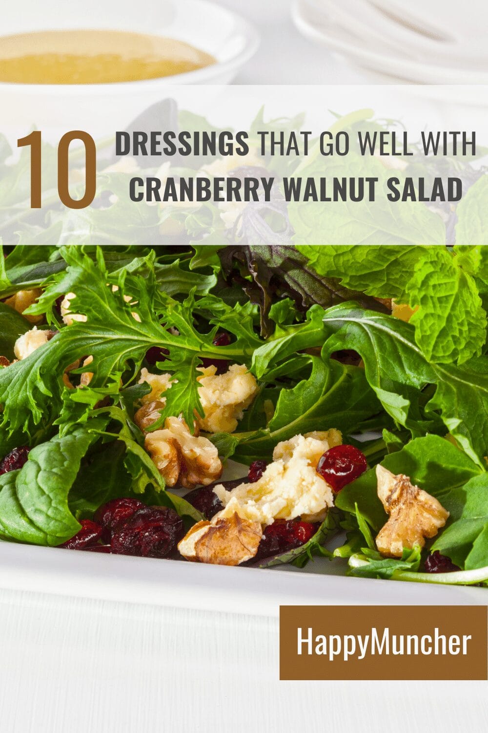 what dressing goes with cranberry walnut salad