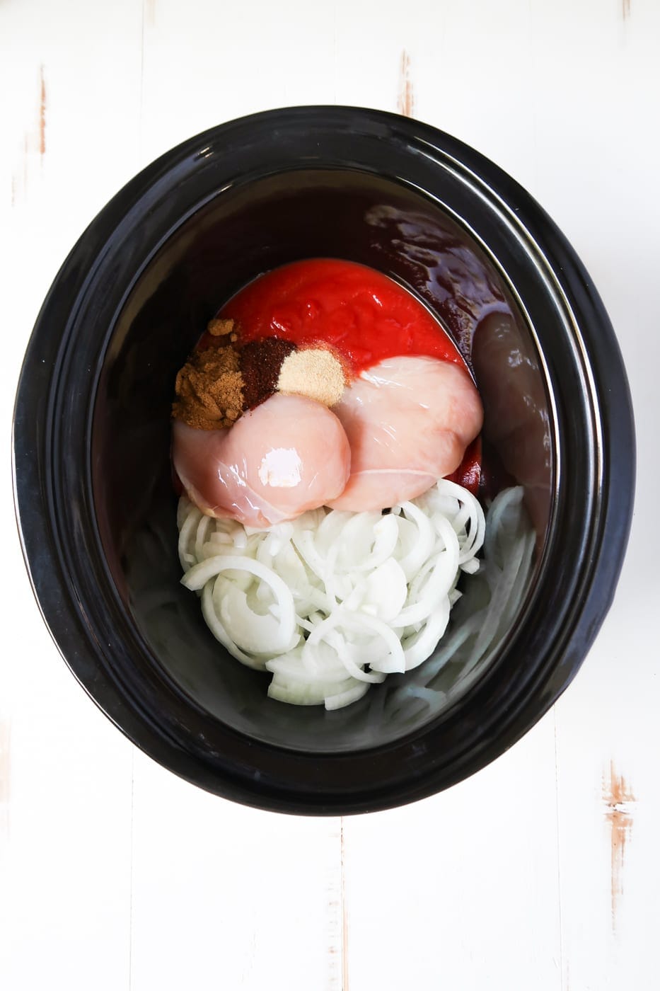 6-Ingredient Slow Cooker Enchilada Chicken