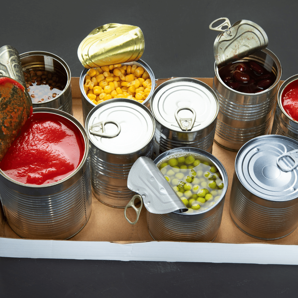 Cans of Food