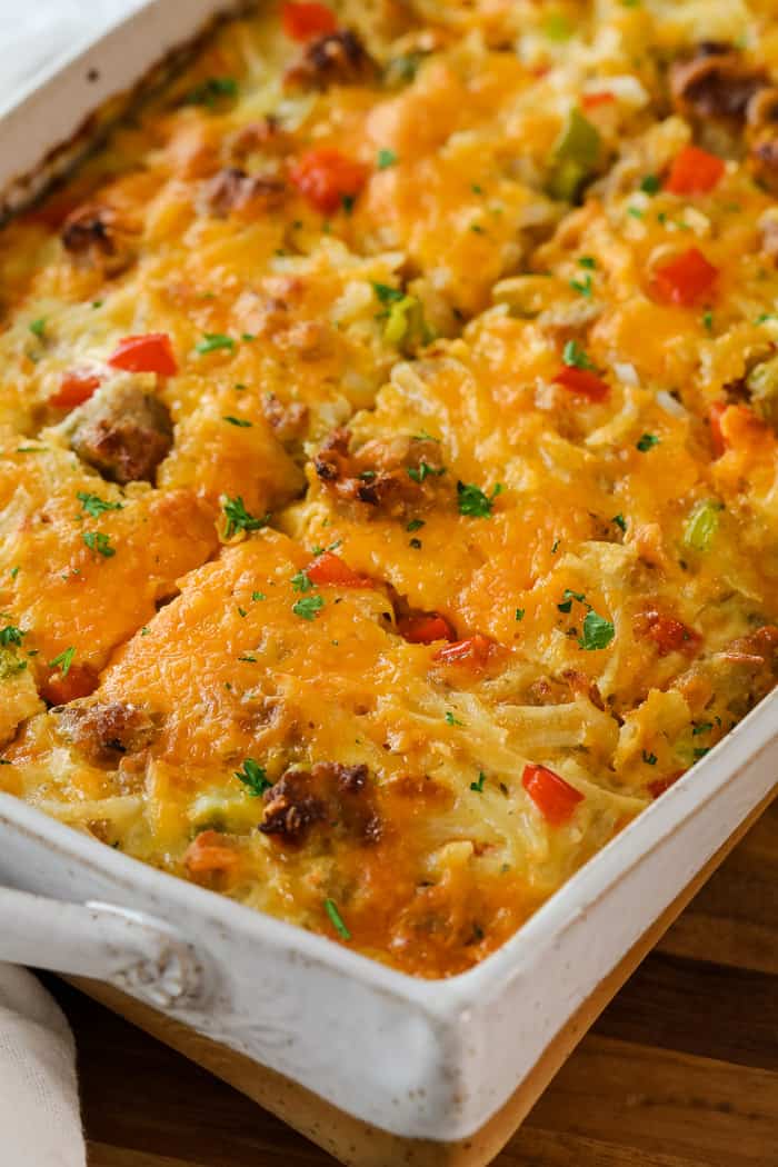 Cheesy Egg and Hashbrown Casserole
