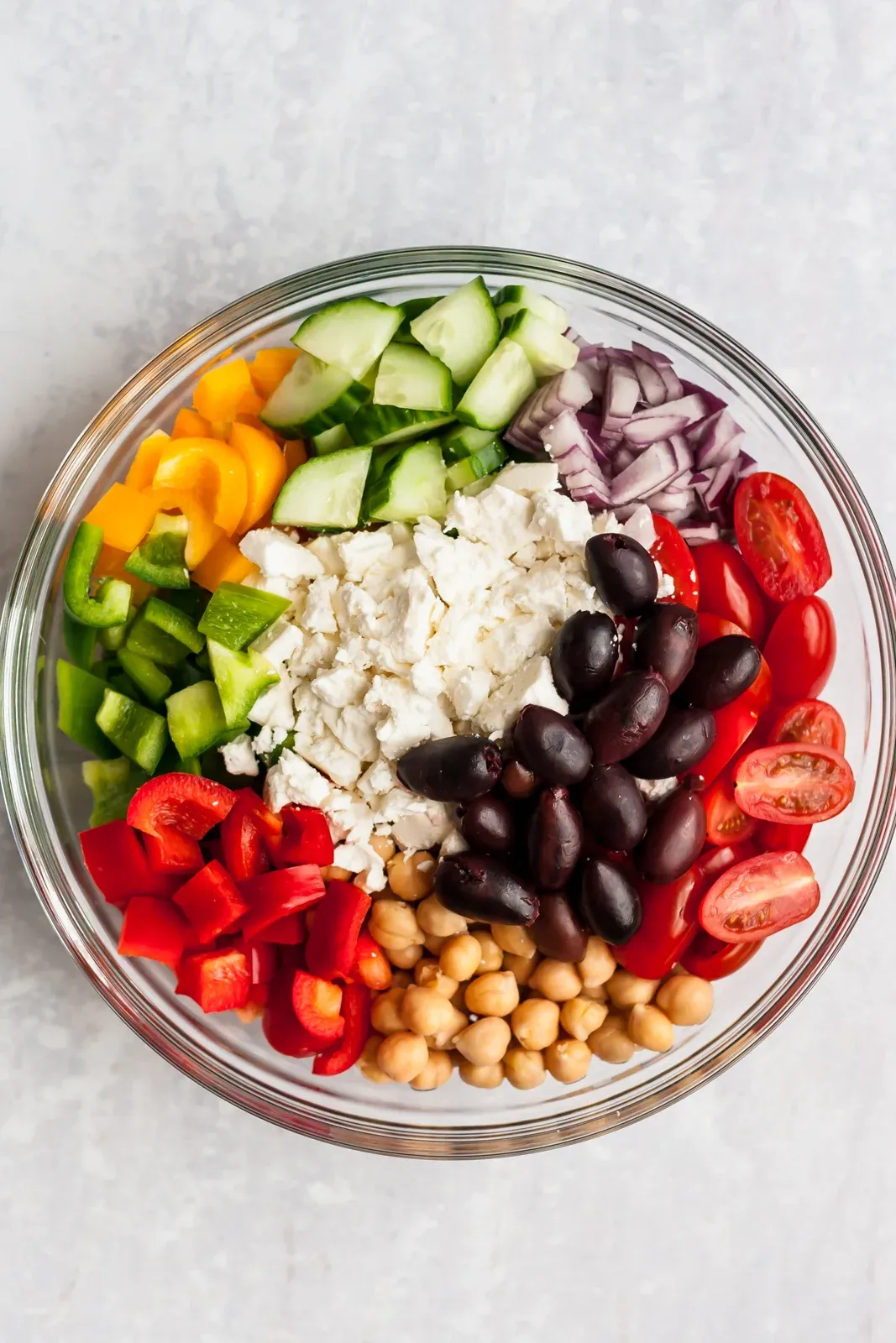 Chickpea Greek Salad