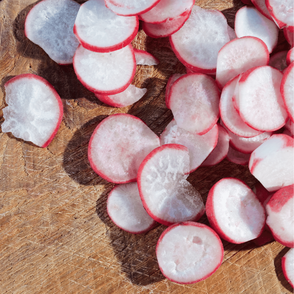 chopped radish