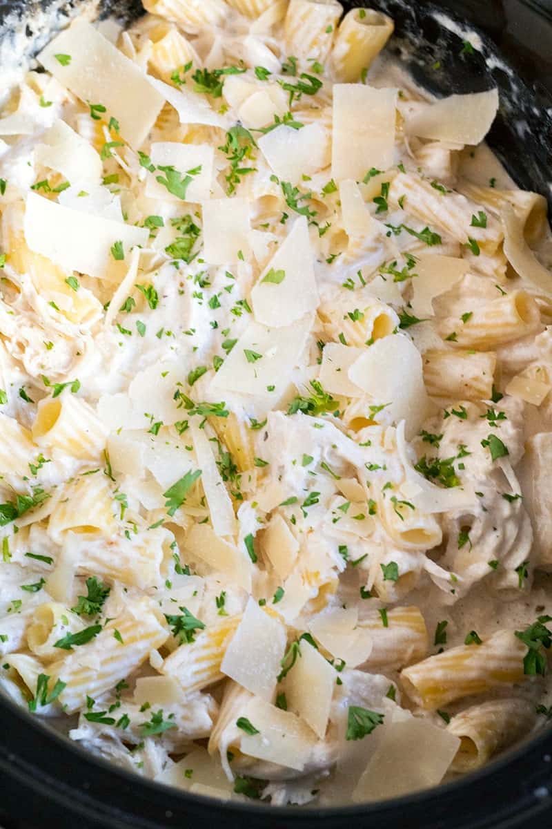 Crock Pot Chicken Alfredo